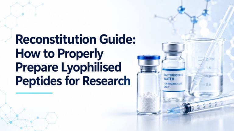 Peptide Reconstitution for Laboratory Research