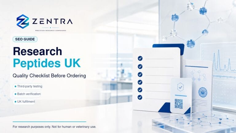 Research Peptides UK: A Quality Checklist Before Ordering