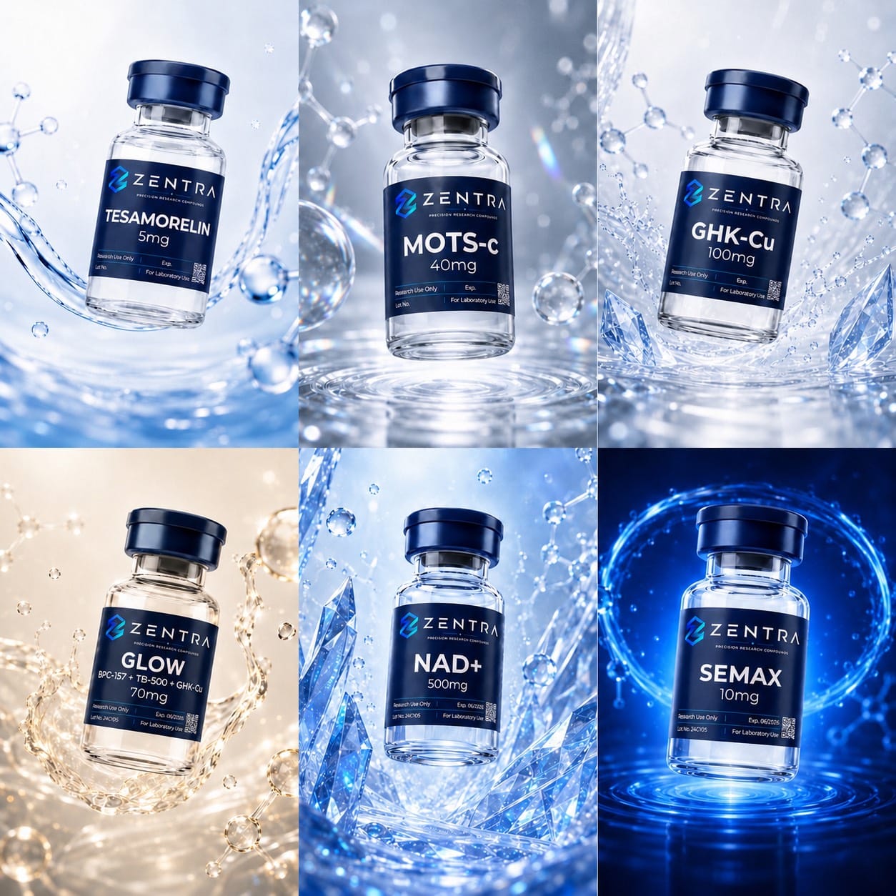 ZENTRA Peptides Research Compounds Collection