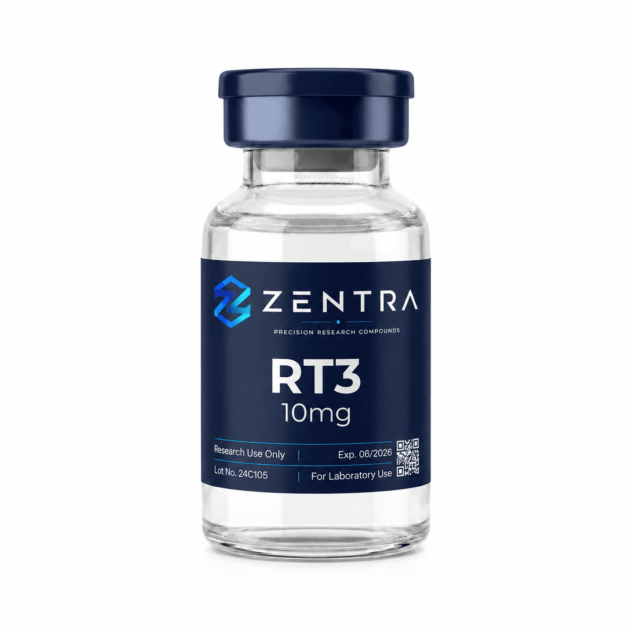 RT3 10mg research peptide vial