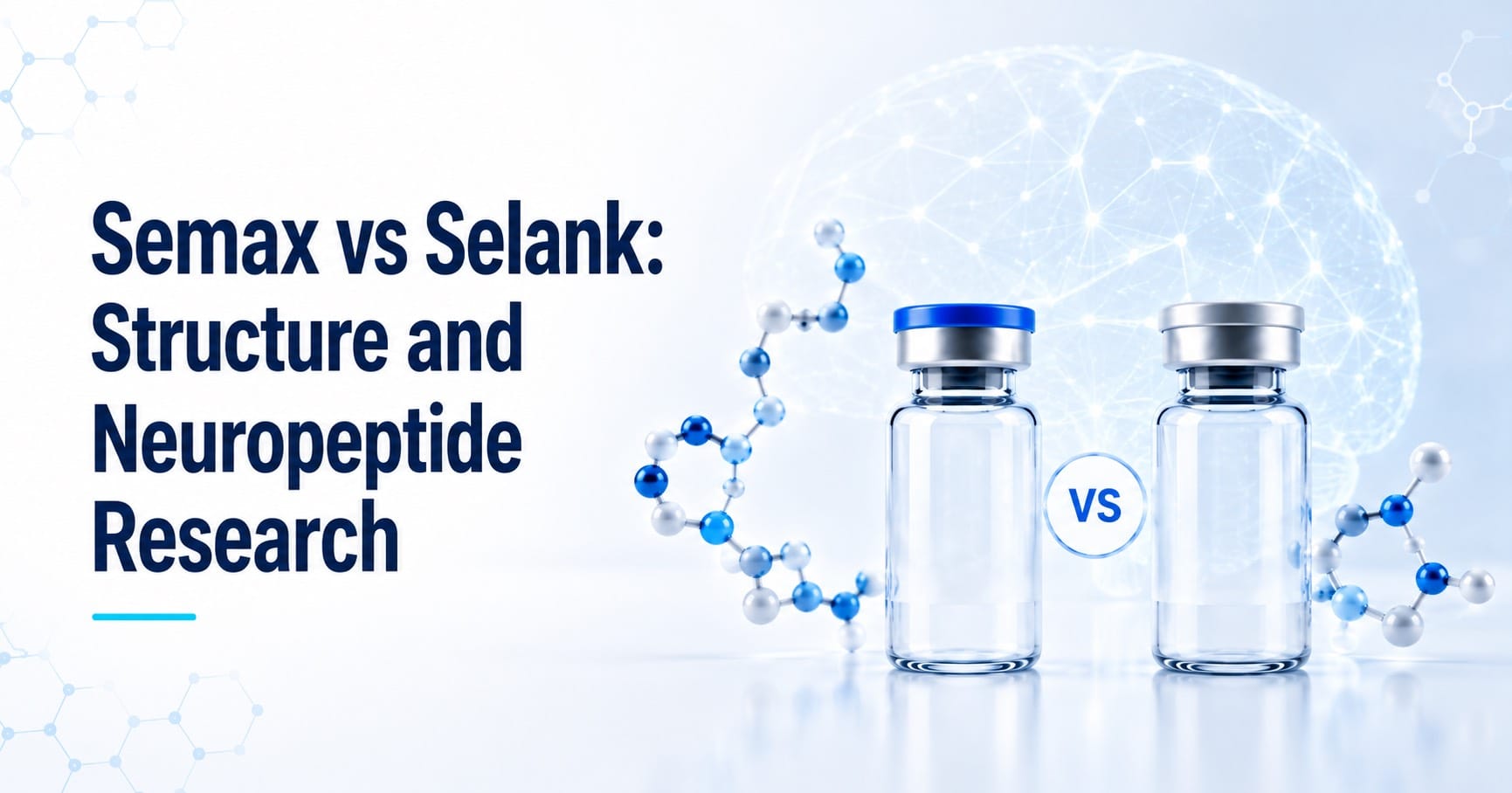 Semax vs Selank neuropeptide research comparison